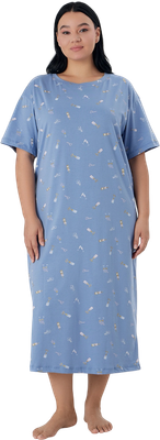 Сорочка Mark Formelle 572396 (р.164/170-96-102, бокальчики на синем)