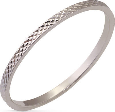 Кольцо обручальное из белого золота Кристалл CD29800226773 (р.23.5)