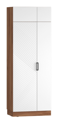 Шкаф Премиум Оливия 800 (дуб бунратти/белый софт)