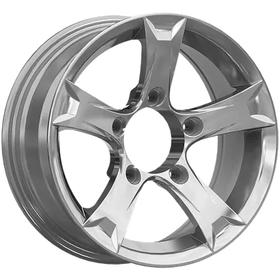 Литой диск K&K Триал 15x6.5" 5x139.7мм DIA 110.1мм ET 5мм Дарк платинум