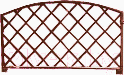 Изгородь декоративная Gardenplast Romanika 1 (шоколад)