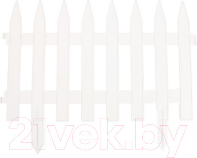 Изгородь декоративная Gardenplast Gotika (белый)