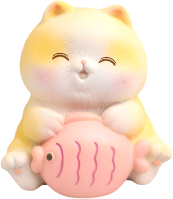 Статуэтка ILikeGift Сatfish 137P-DLM1048-01 (pink)