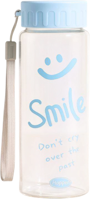 Бутылка для воды ILikeGift Smile! CZMX-20019-03 (blue)