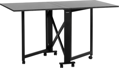 Стол-книга Aledar Bird 80x8/74/140x76 (черный муар/сланец скиваро)