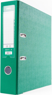 Папка-регистратор Deli Разборная / CF818-GN (зеленый)