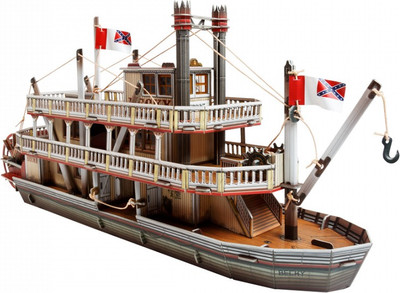 Сборная модель Умная бумага Пароход / 4627081554961