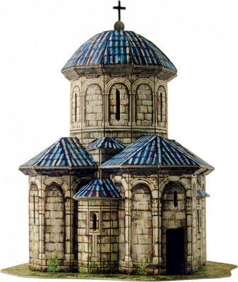 Сборная модель Умная бумага Церковь Кветера / 4627081553322