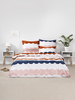 Комплект постельного белья Веселина Лента любви ПЭ 1.5сп 70x70