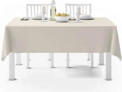 Комплект столового белья Мари Санна Скатерть 150x150 + 6 салфеток (бежевый)