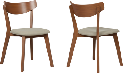 Набор стульев Мебель-Класс Ювента МКЕ-300.6 (Onix 04, орех)