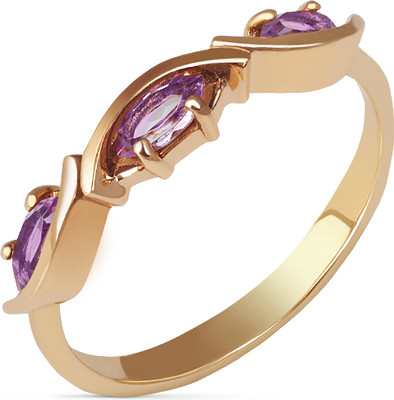 Кольцо из желтого золота Кристалл CA69100226773 (р.16)