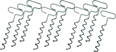 Набор колышков для палатки ARTELIKA Винтовые овальные (10шт)