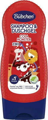 Шампунь-гель детский Bubchen Кола Монстр 2в1 (230мл)