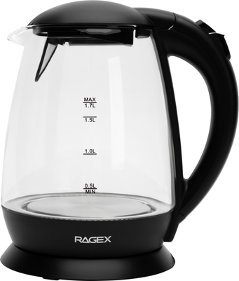 Электрочайник RAGEX R2401-000 (черный)
