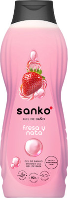 Гель для душа Sanko Клубника со сливками (1.25л)