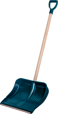 Лопата для уборки снега РусТрейд Зима №8 ЗИ-00480а/ЗИ-00574 (с черенком)