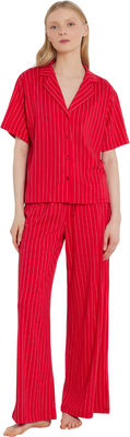 Пижама Mark Formelle 592554 (р.164/170-92-98, полоска на красном)