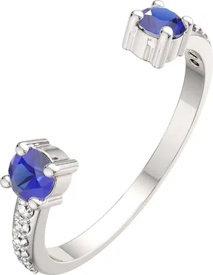 Кольцо из серебра ZORKA 0210188 (р.16, с наношпинелями и фианитами)