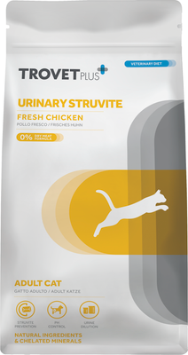Сухой ветеринарный корм для кошек Trovet Plus Adult Cat Urinary Struvite Fresh Chicken (5кг)