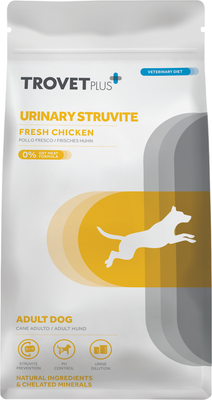 Сухой ветеринарный корм для собак Trovet Plus Adult Dog Urinary Struvite Fresh Chicken (3кг)