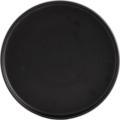 Тарелка столовая обеденная Sundays Home Minimalist керамика / TRVK26011 (20см, графит)