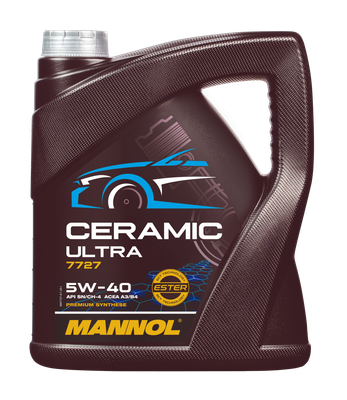 Моторное масло Mannol 7727 Ceramic Ultra 5W-40 / MN7727-4 (4л)