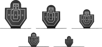 Комплект мишеней SHOOTMAN Силуэт 1мм (5шт)