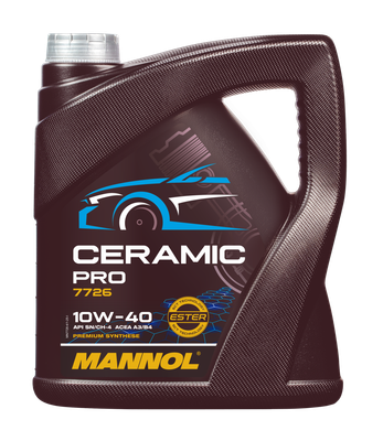 Моторное масло Mannol 7726 Ceramic Pro 10W-40 / MN7726-5 (5л)