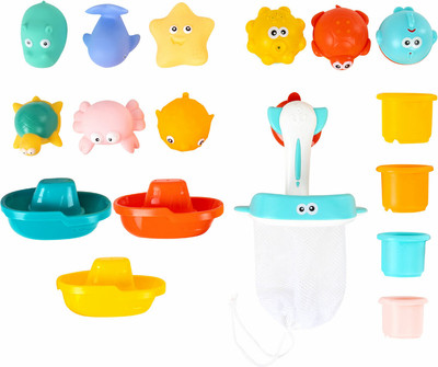 Набор игрушек для ванной Brauberg 665187 (17шт)