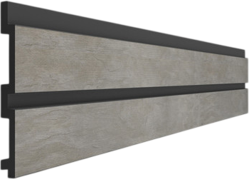 Профиль для стеновой панели КТМ-2000 3Д Проф XXL Лофт светло-серый 438 (122х12х2950мм)