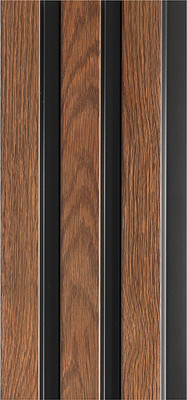 Профиль для стеновой панели КТМ-2000 3Д Проф XXL Орех темный 218 (122х12х2950мм)