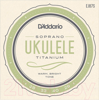Струны для укулеле D'Addario EJ-87S