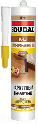 Герметик акриловый Soudal Для паркета и ламината (280мл, бук)
