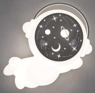 Люстра Estares Kids Astronaut 70W A-ON/OFF-520x360x200-SILVER/WHITE-220-IP20