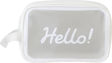 Косметичка ILikeGift Hello / ZT385-0013-34-04 (white)