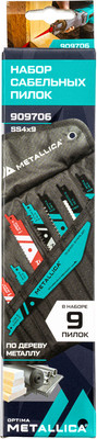Набор пильных полотен Metallica Optima №4 / 909706 (9шт)