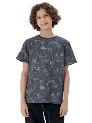 Футболка детская Mark Formelle 113379 (р.140-68, милитари листва)