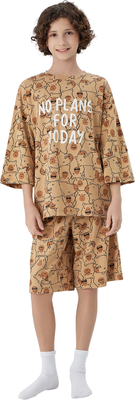 Пижама детская Mark Formelle 563339 (р.140-68, капибары на бежевом)