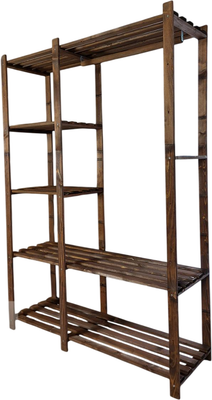 Стойка для одежды Четыре Солнца N-825 (коричневый)