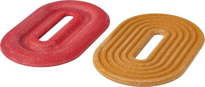 Набор подставок под горячее Ikea Эльдстьерт / 906.110.58 (2шт, коричневый/красный)