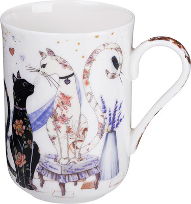 Кружка Lefard Лавандовые коты 425-178