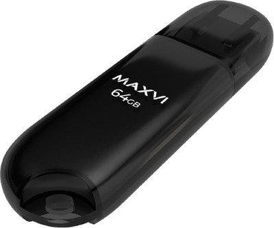 USB flash накопитель Maxvi P1 64GB (черный)