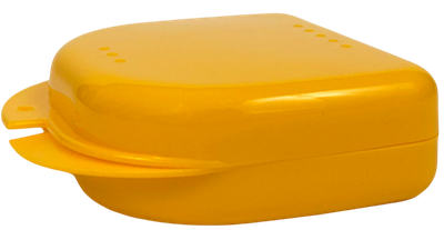 Контейнер для хранения Plastic Box 82x85x29 (желтый)