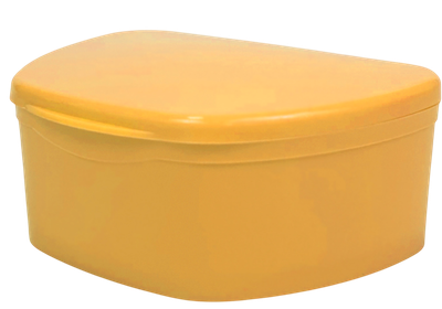 Контейнер для хранения Plastic Box 95x74x39 (желтый)