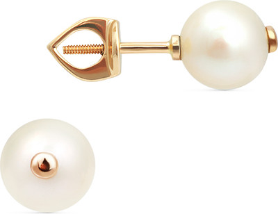 Серьги из желтого золота Кристалл CH64400226773