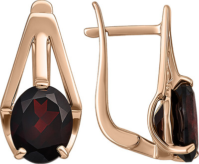 Серьги из желтого золота Кристалл CQ16400226773