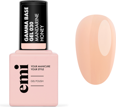 База для гель-лака E.Mi E.MiLac Gamma Base Gel №030 Mandarine honey (15мл)