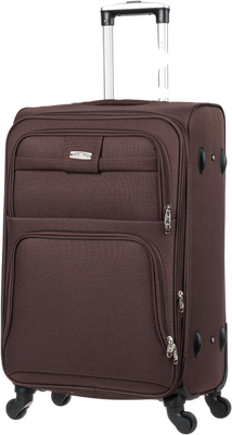 Чемодан на колесах L'case Barcelona YY-8183 (M, кофе)