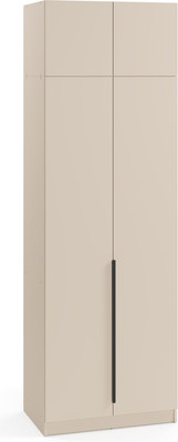 Шкаф Soma Lord Black 2-х створчатый 80х240 (кашемир)